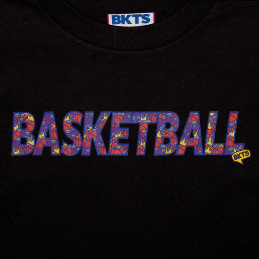 bkts sports crispy tee shirt basketball black