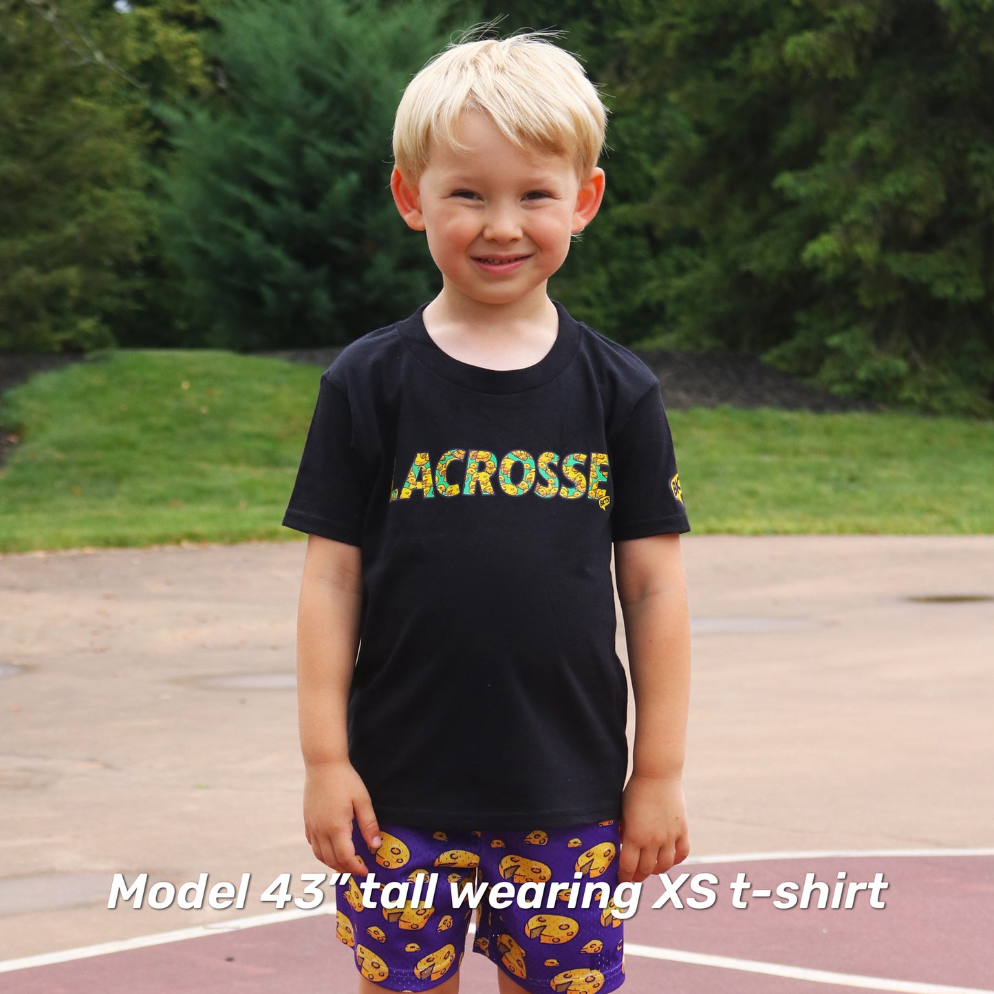 Top Cheddar Lacrosse Youth Graphic T-Shirt