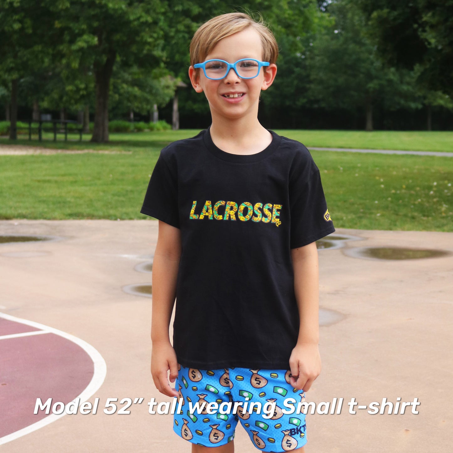 Top Cheddar Lacrosse Youth Graphic T-Shirt