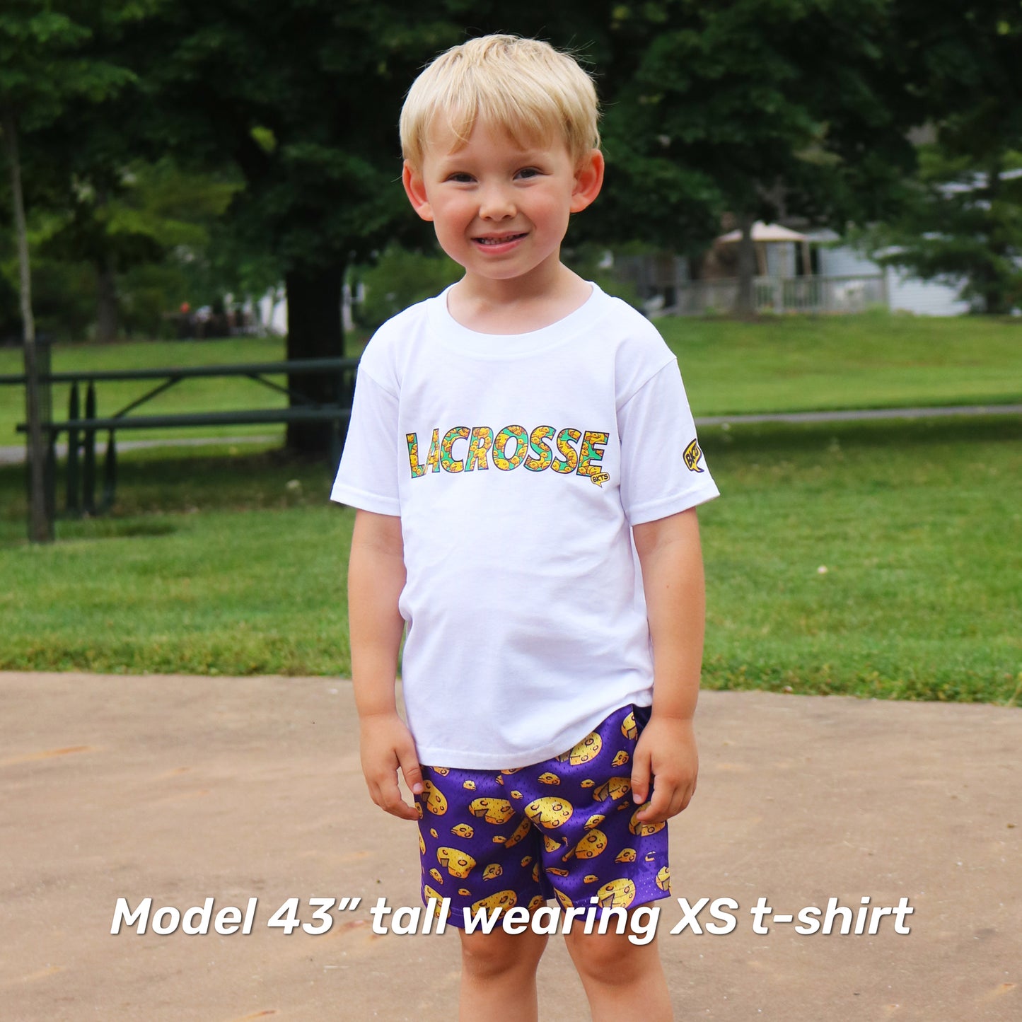 Top Cheddar Lacrosse Youth Graphic T-Shirt