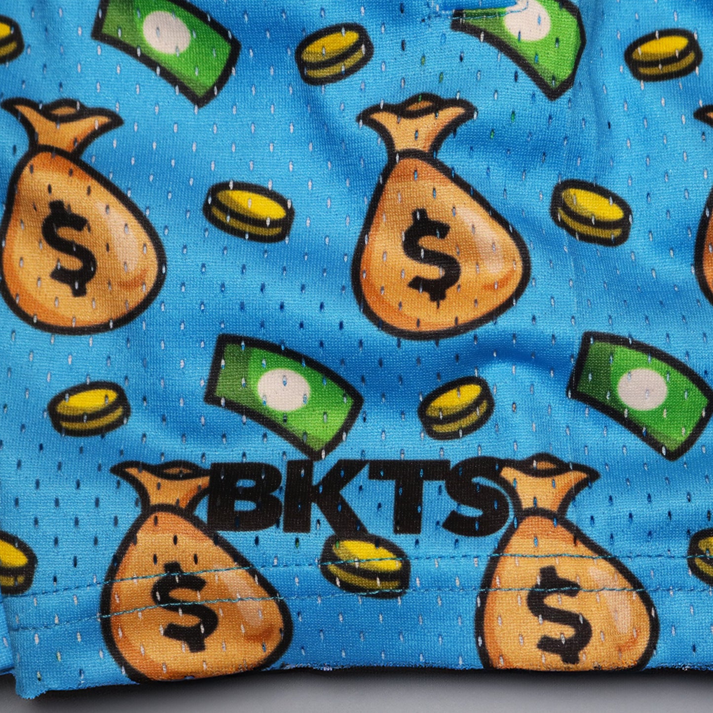 Money Bags Youth Athletic Shorts