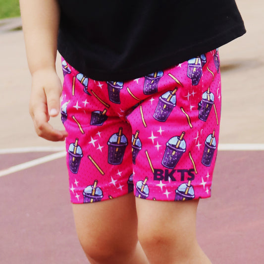 Boba Tea Youth Athletic Shorts