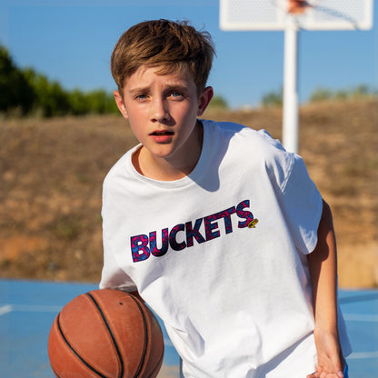 bkts sports crispy tee shirt buckets white