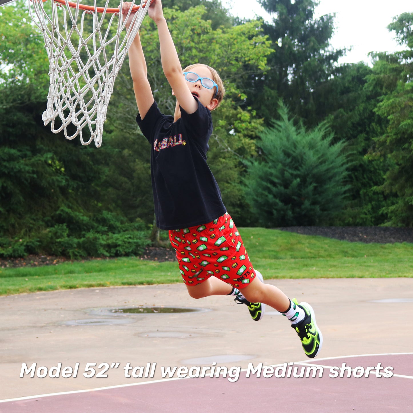 Make It Rain Youth Athletic Shorts