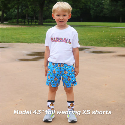 Money Bags Youth Athletic Shorts
