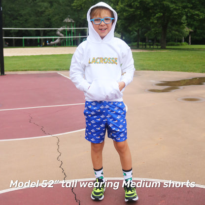 Paper Airplanes Youth Athletic Shorts