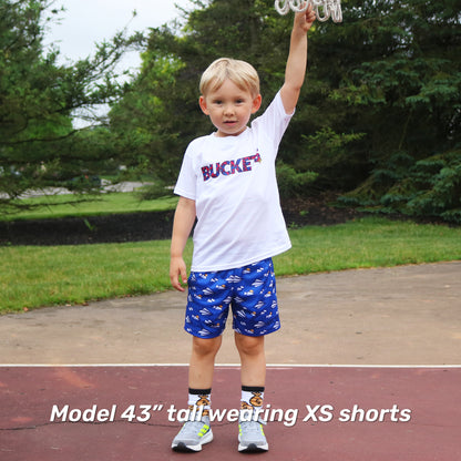 Paper Airplanes Youth Athletic Shorts