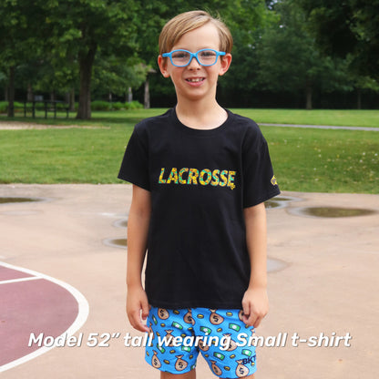 Top Cheddar Lacrosse Youth Graphic T-Shirt